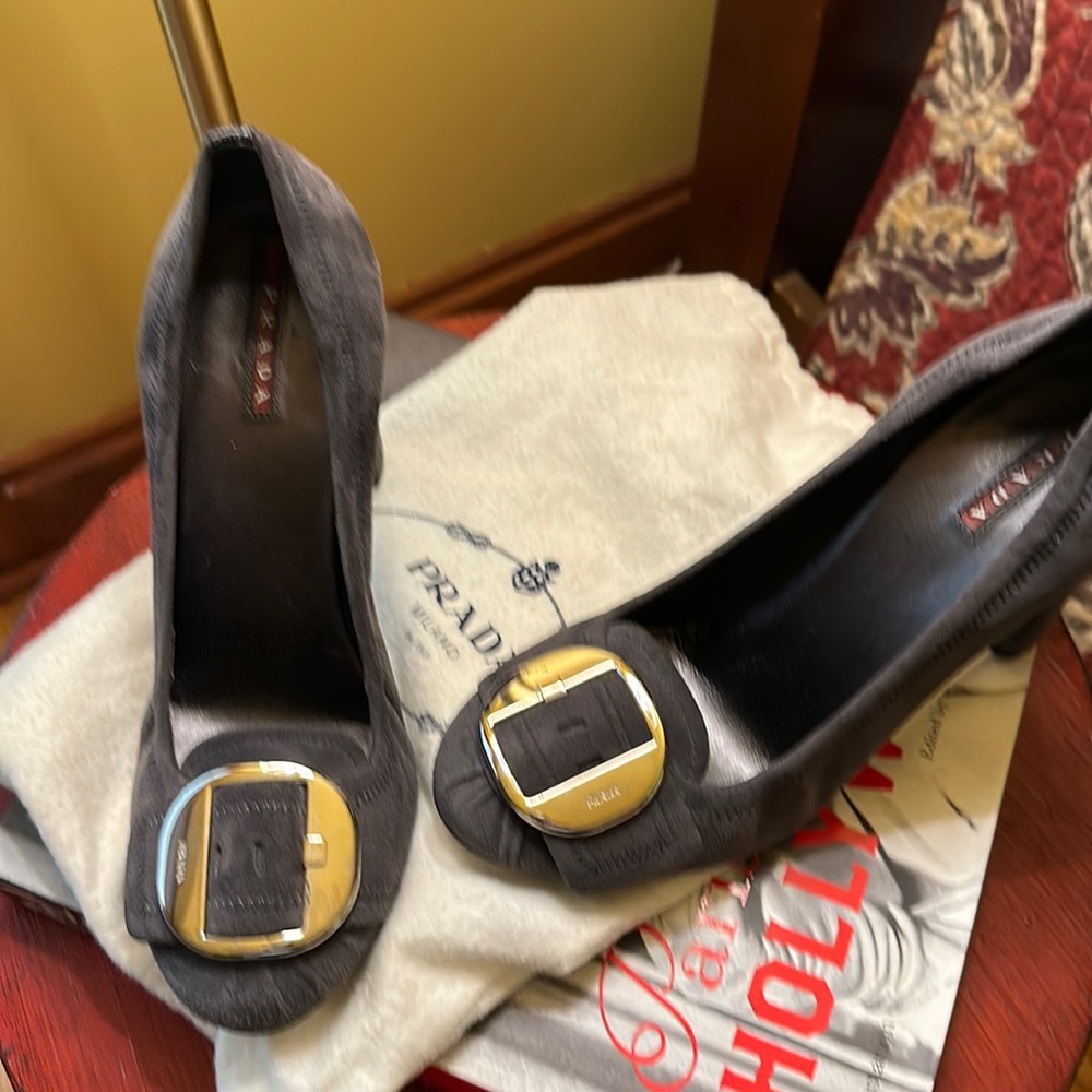 Prada Shoes -Grey Suede